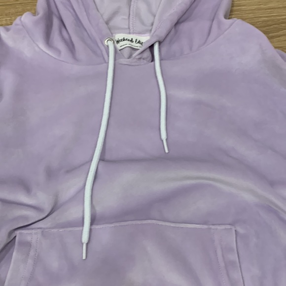 Purple hoodie • velvet • - Picture 6 of 10